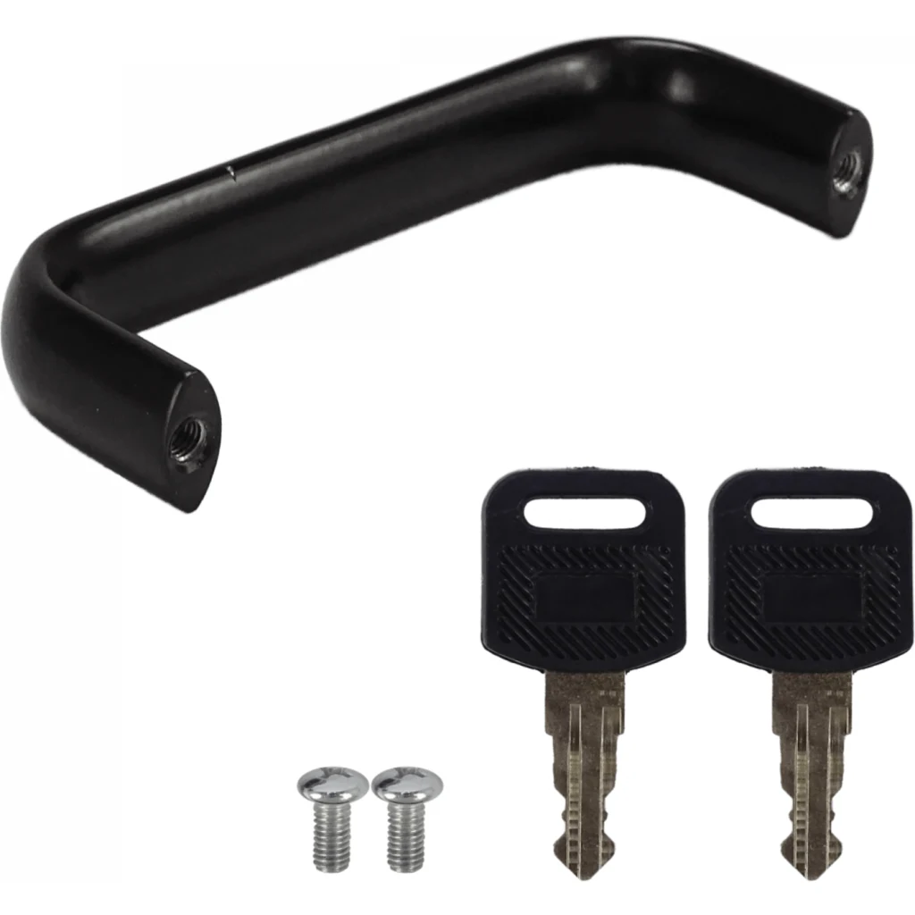 Imagen 2 de LINKMADE 6U Bandeja c/Llave Negro p/Rack Altura-6-RU Profundidad-30cm
