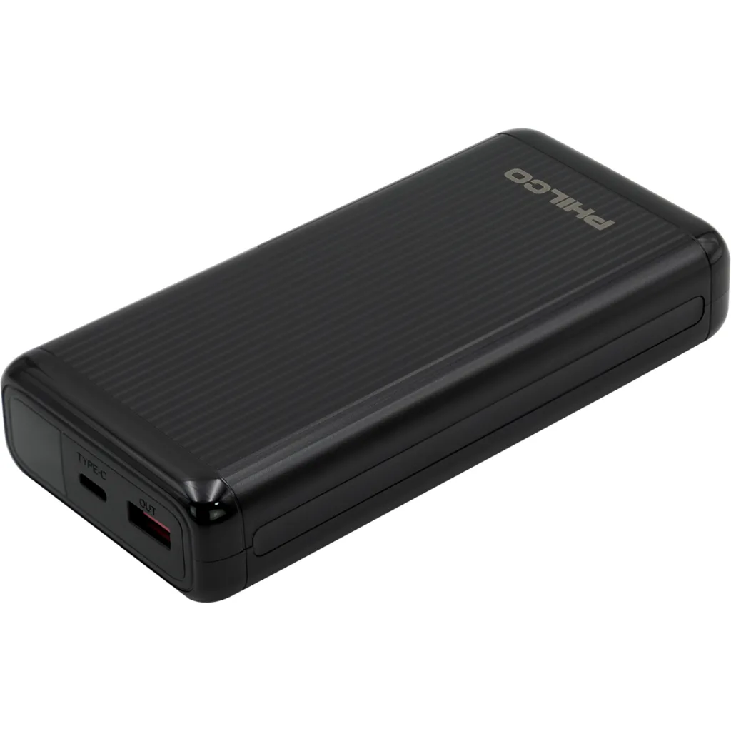 Imagen 5 de POWERBANK PHILCO 20.000MAH / PD 22.5W BLK / PMA8224BK