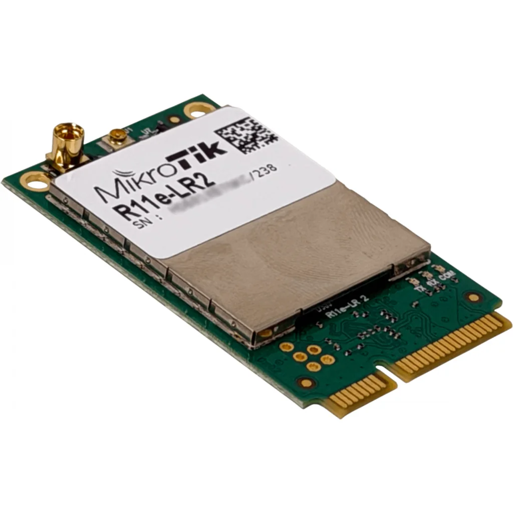 Imagen 1 de MIKROTIK 2,4GHz LoRaWAN LBT 1-u.FL 10dBm miniPCIe 2403-25-50-2479MHz