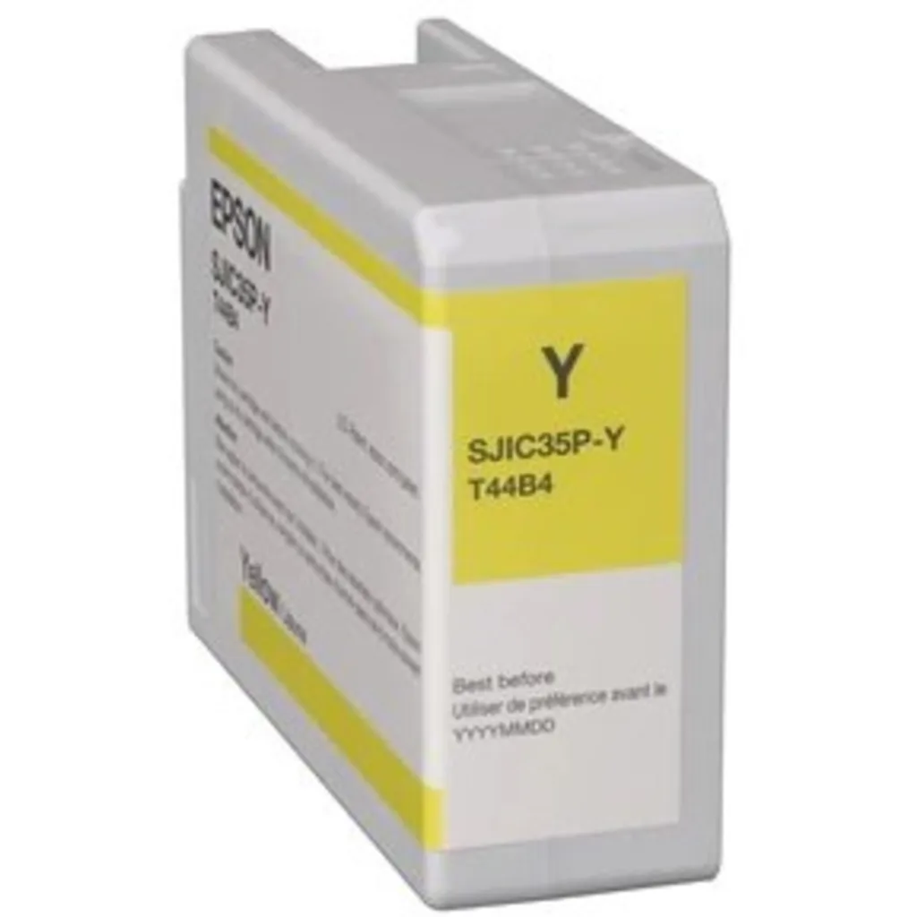 Cartridge Epson SJIC35P(Y) AMARILLO Comp ColorWorks C6000A/C6500A/C6500P/C6000P