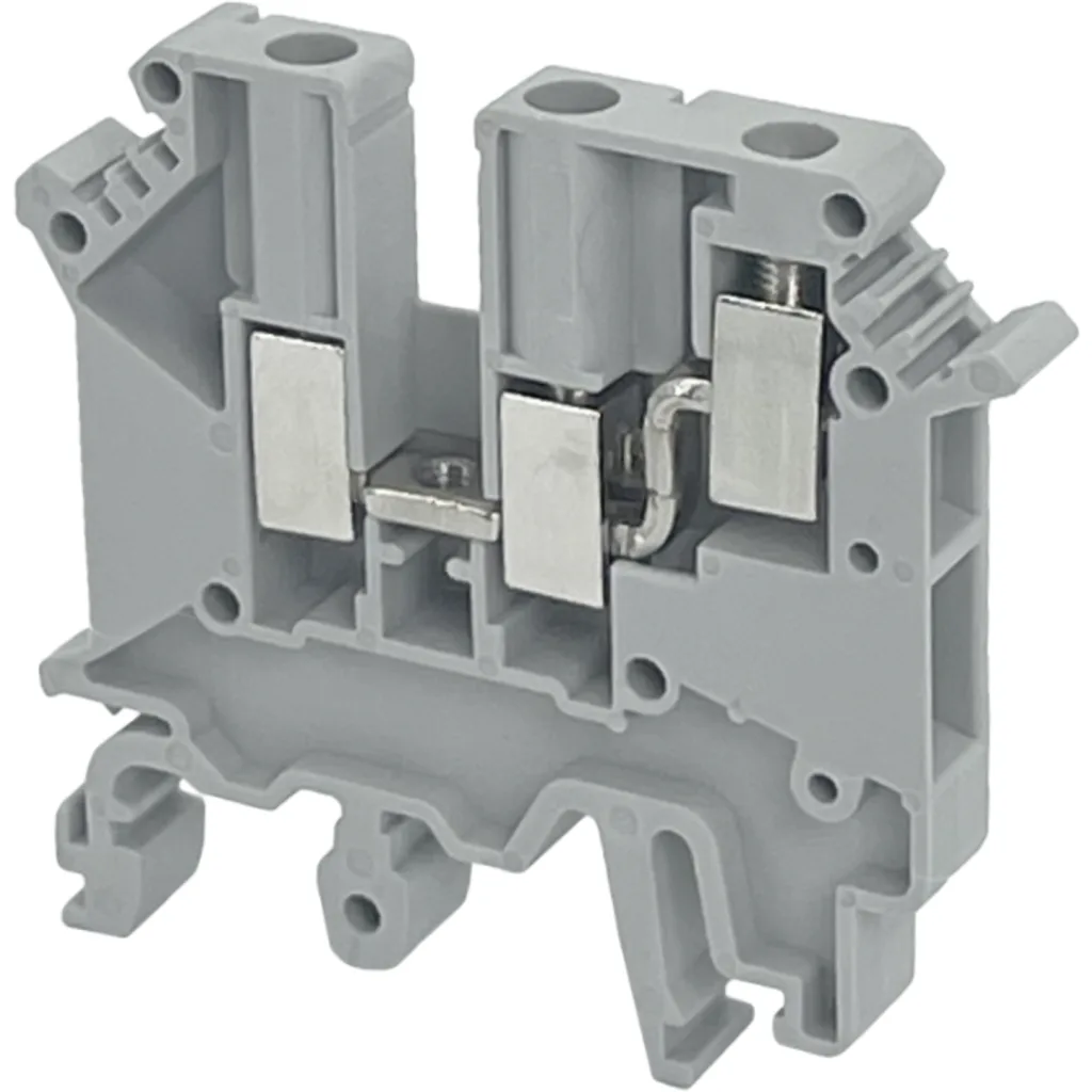 Imagen 2 de Borne Conexion Tornillo 0.2-4mm Riel Din Distribucion Electrica