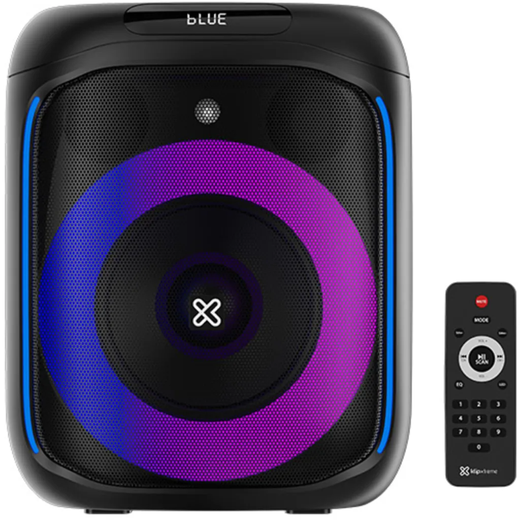 Imagen 1 de Klip Xtreme - Speaker system - Black - KLS-655-2M Two wireless mic