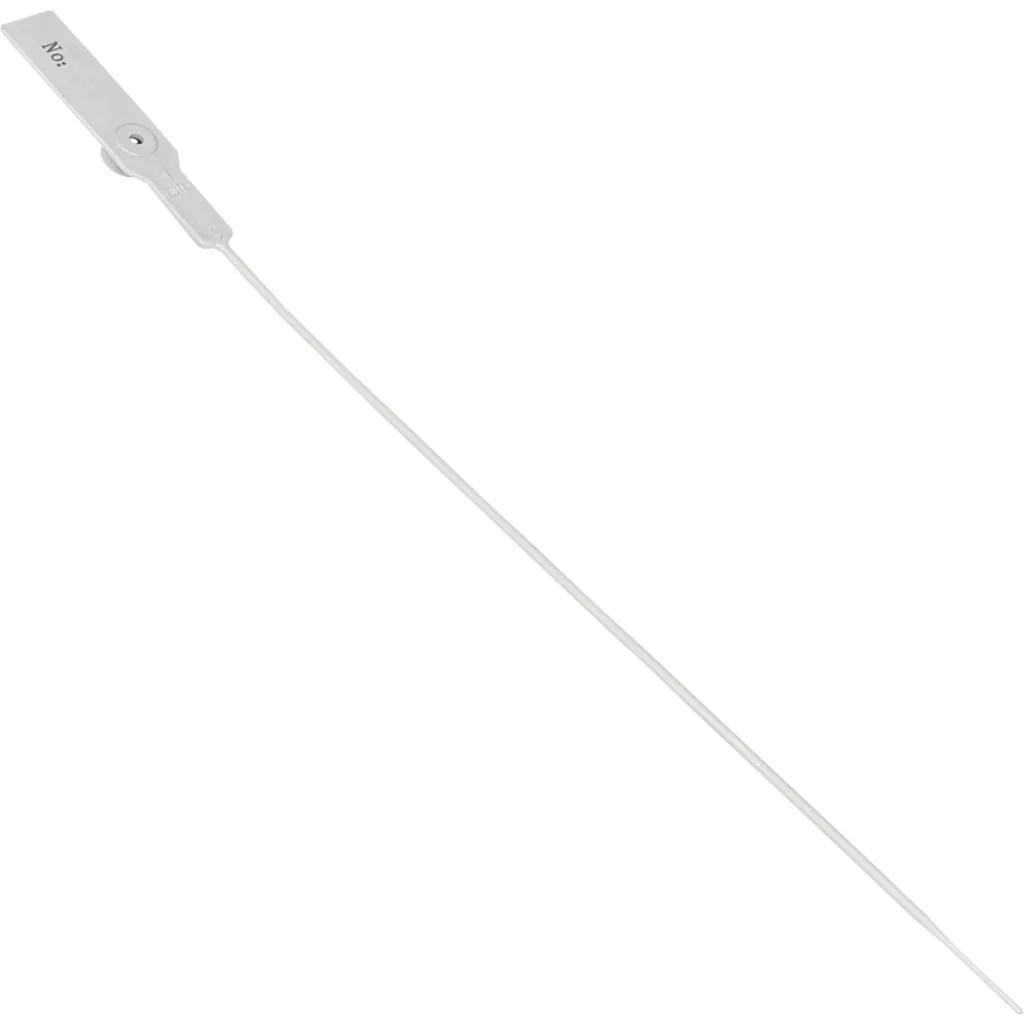 Imagen 2 de 100 Unidades Blanco Sellos De Seguridad Metalgrip Plastico 28cm-largo
