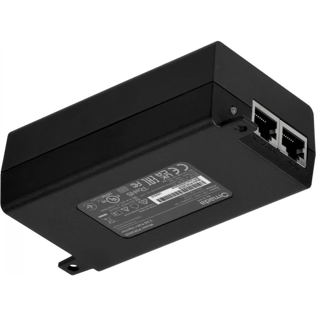 Imagen 3 de Inyector TP-Link POE260S, PoE+ 2.5G 2*2.5Gbps hasta 30W Comp. IEEE802.3af/at