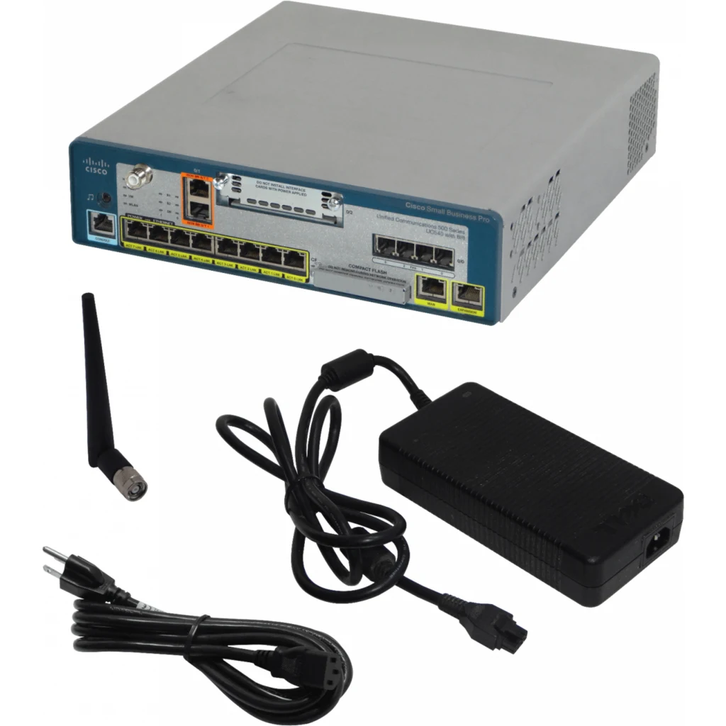 Imagen 2 de CISCO IP-PBX 2-BRI-ISDN 4-FXS 8-PoE 1-RPTNC-2dBi Console WAN Refacc.