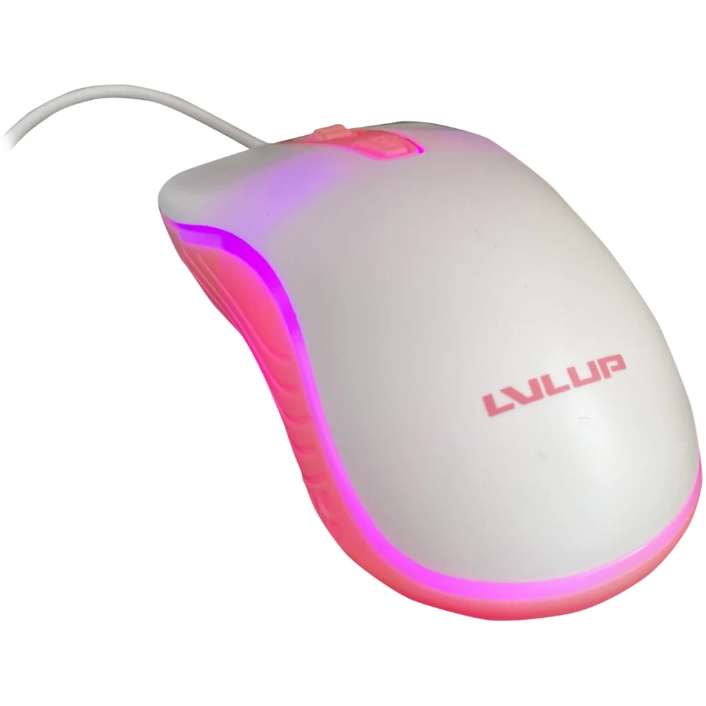 Imagen 3 de Kit 3en1 Teclado Mouse Audifonos Alámbricos GAMER Vivitar USB LED Rosa 