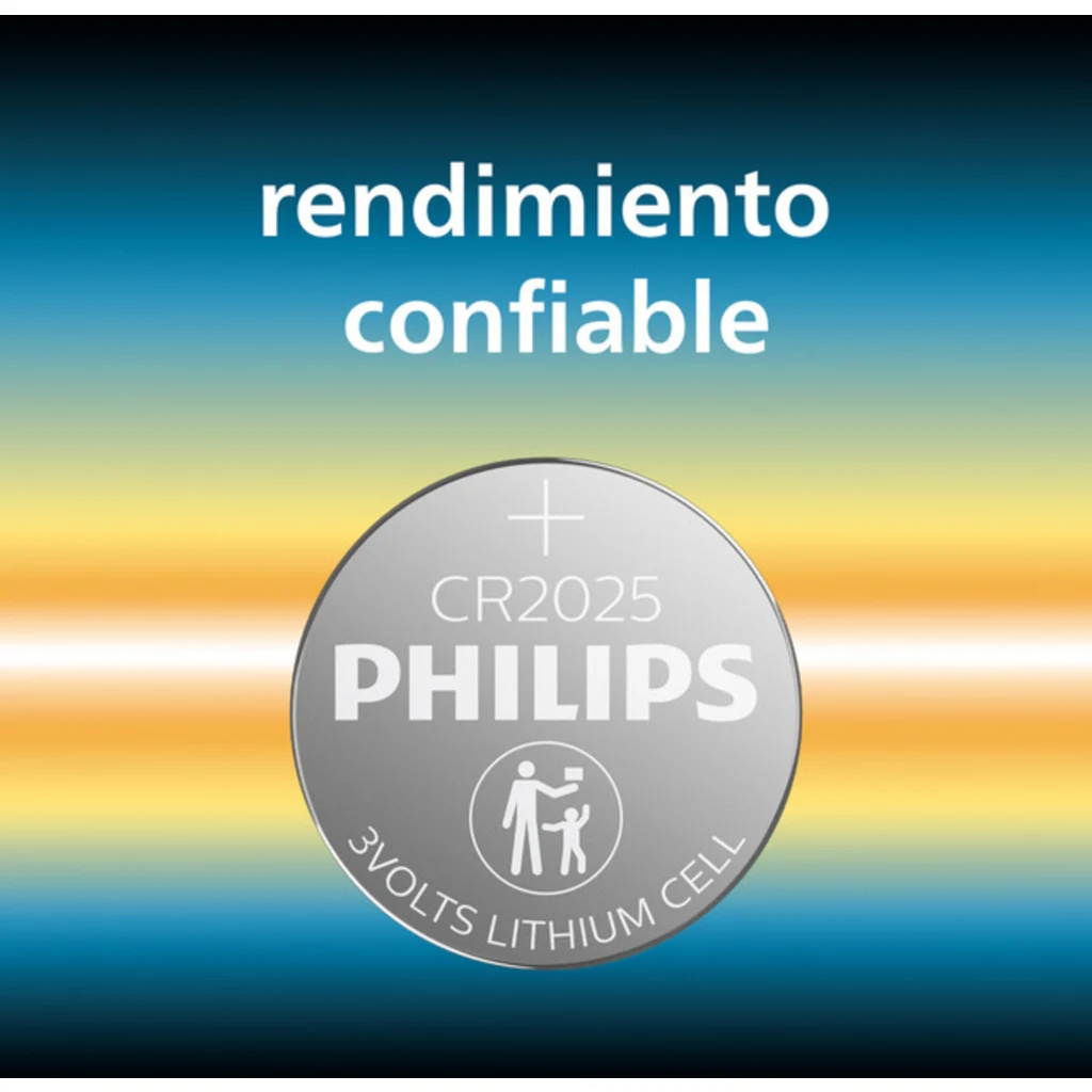 Imagen 2 de Pila CR2025 Philips, 5 Unidades