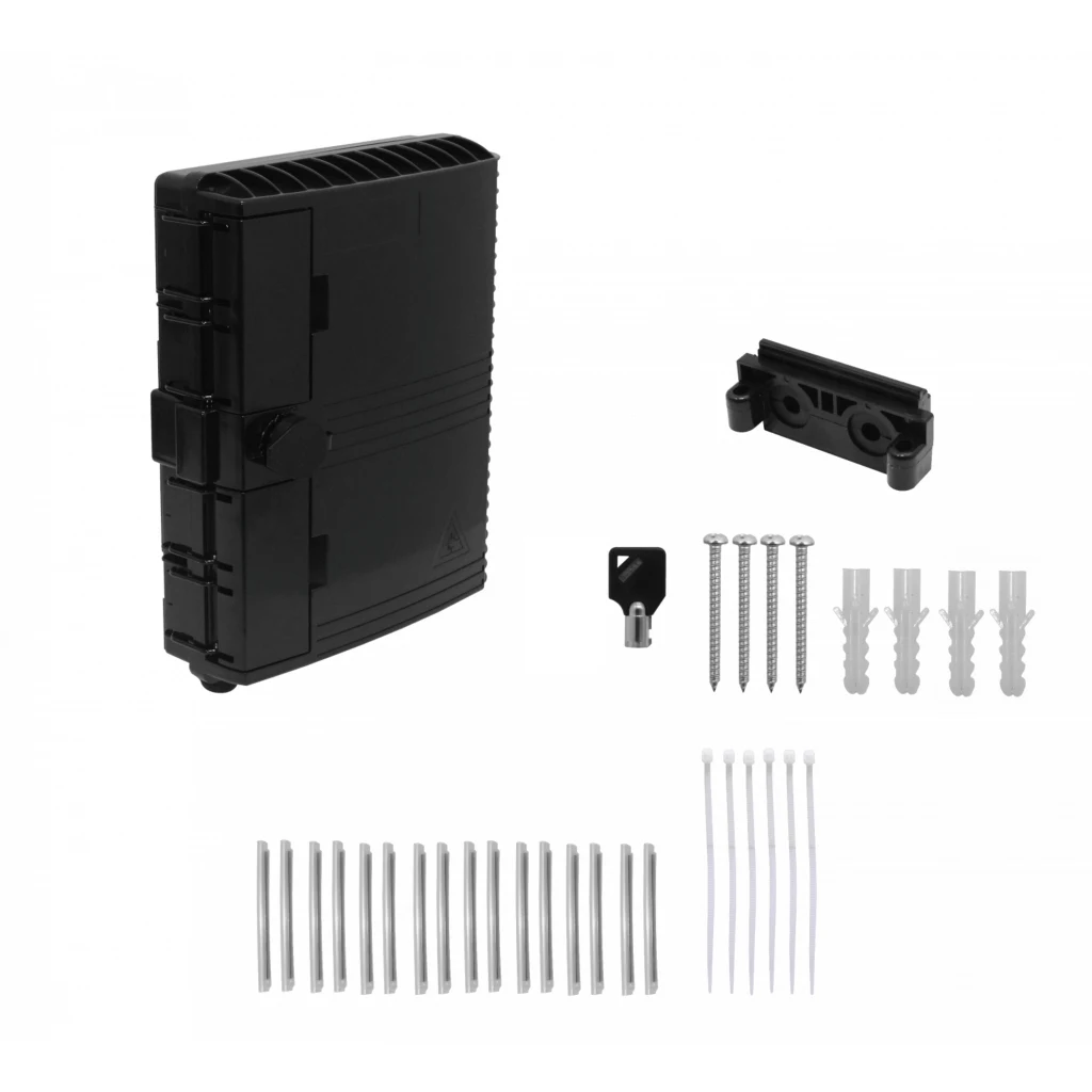Imagen 4 de Negra 16-CL-Rectang 2-Estopa IP65 c/Llave Caja Fibra NAP req-coplas