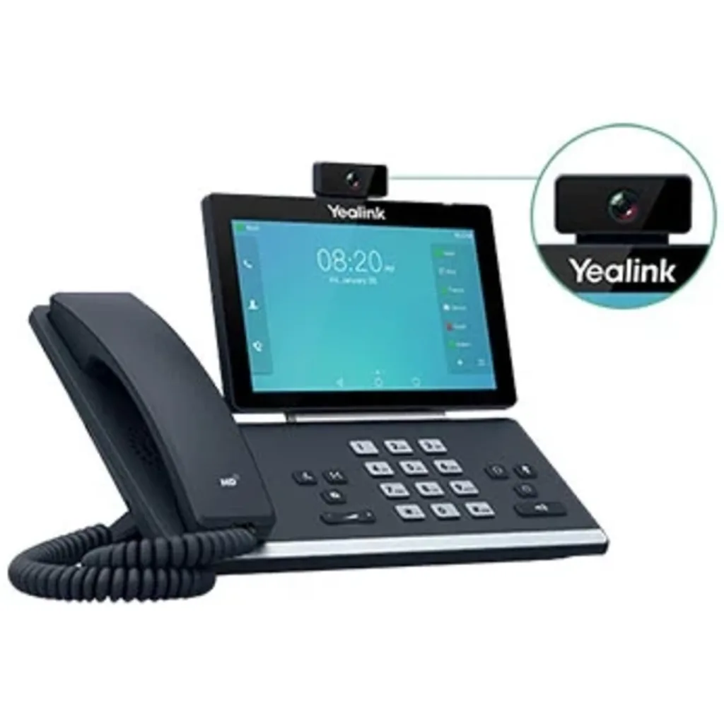 Imagen 1 de Videoteléfono SIP Yealink SIP-T58W WITH CAMERA con Android y conectividad WiFi