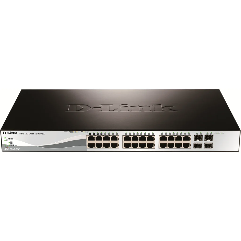Switch D-Link DGS-1210-28 20 Puertos Gestionable - 20 x POE - 4 x POE+ 4 x Expan