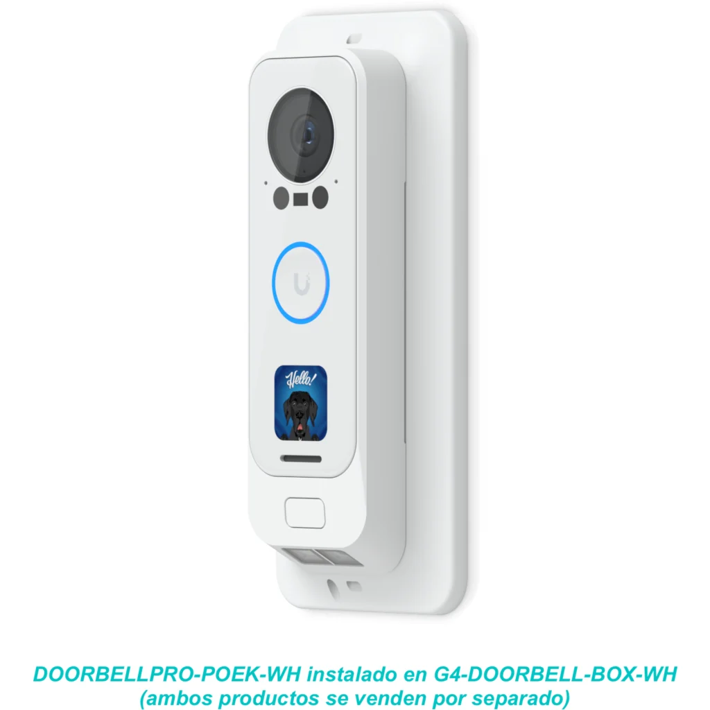 UBIQUITI Blanco Montaje Plano o Angulo 25o p/UVC-G4-Doorbell-Pro