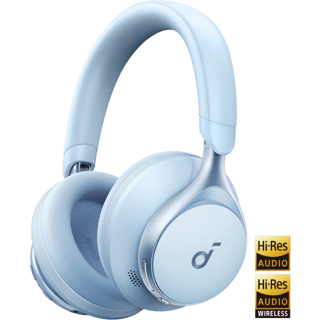 Audifono Over Ear Noise Cancelling Space One Soundcore azul 2