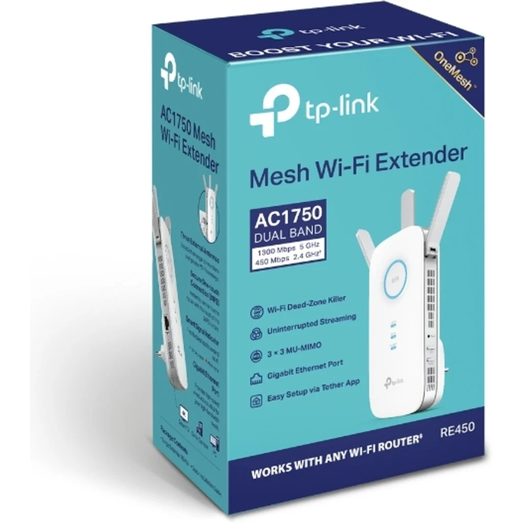 Imagen 3 de TP-LINK EXTENSOR DE RANGO AC1750 Wi-Fi EU / RE450