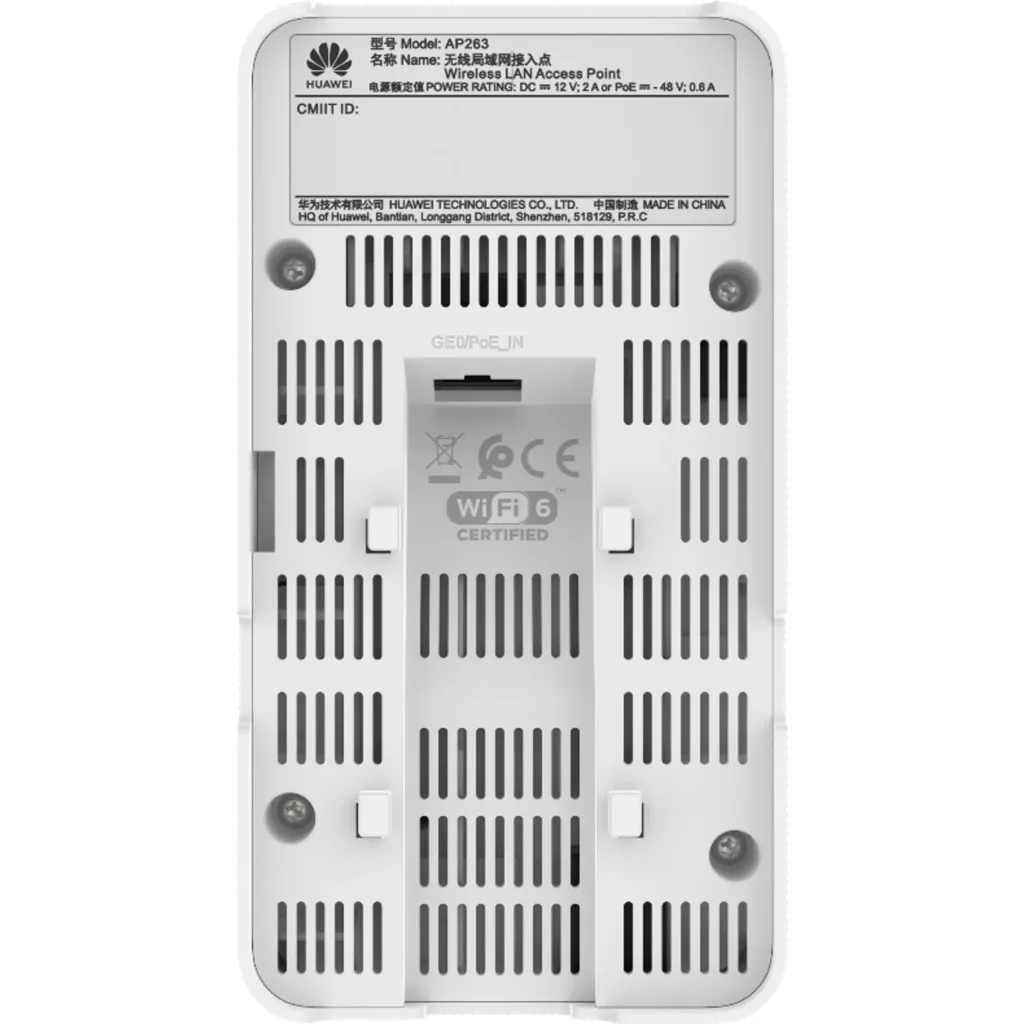 Imagen 4 de AP263. AP de pared HUAWEI serie eKitEngine con tecnologia 802.11ax alcanza veloc