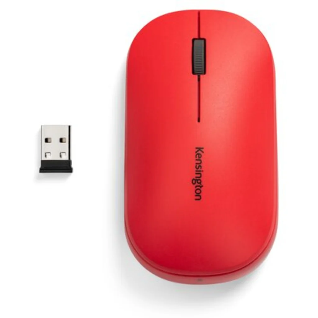 Imagen 1 de Mouse Inalámbrico Kensington SureTrack, Óptico 2400dpi 3 btns 2.4GHz Bt5.0 Rojo