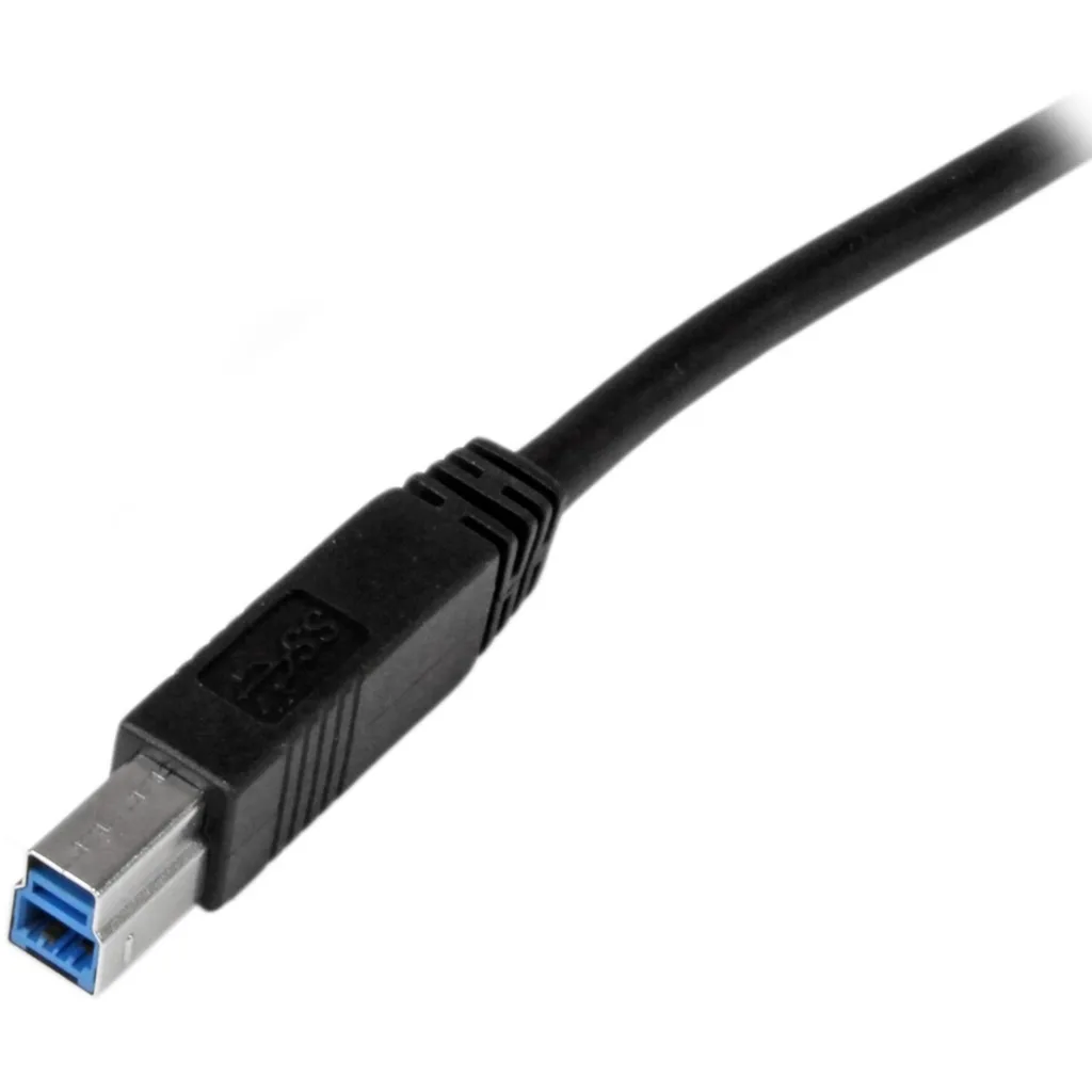 Imagen 3 de Cable StarTech Certificado USB 3.0 A Macho a USB 3.0 B Macho 2mt (6Pies) Negro