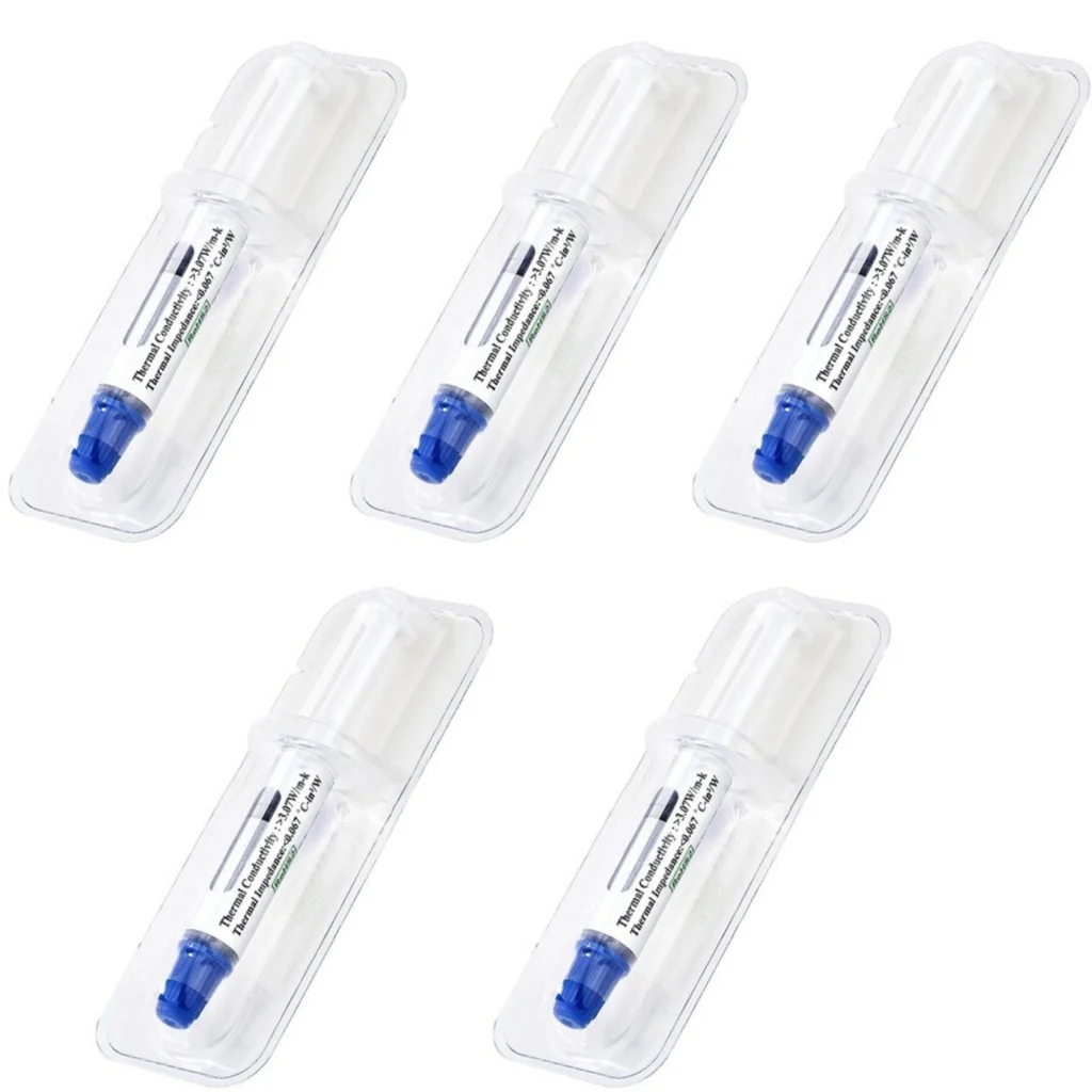 Imagen 3 de Pasta Térmica StarTech Pack de 5 Jeringas Resellables, Óxido de metal 1.5g c/u 