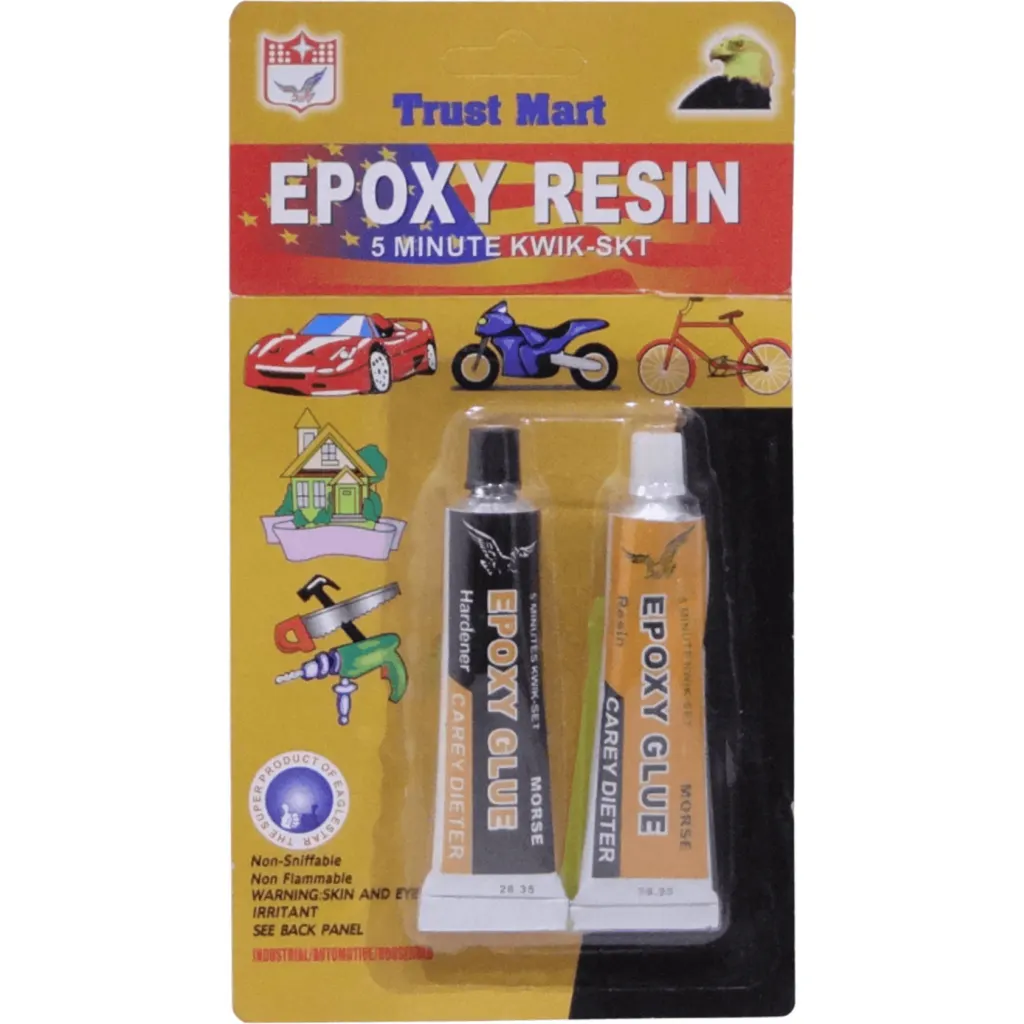 MORSE Pegamento Epoxy 1/1 5-minutos 2-Tubos KWIK-SET Epoxico
