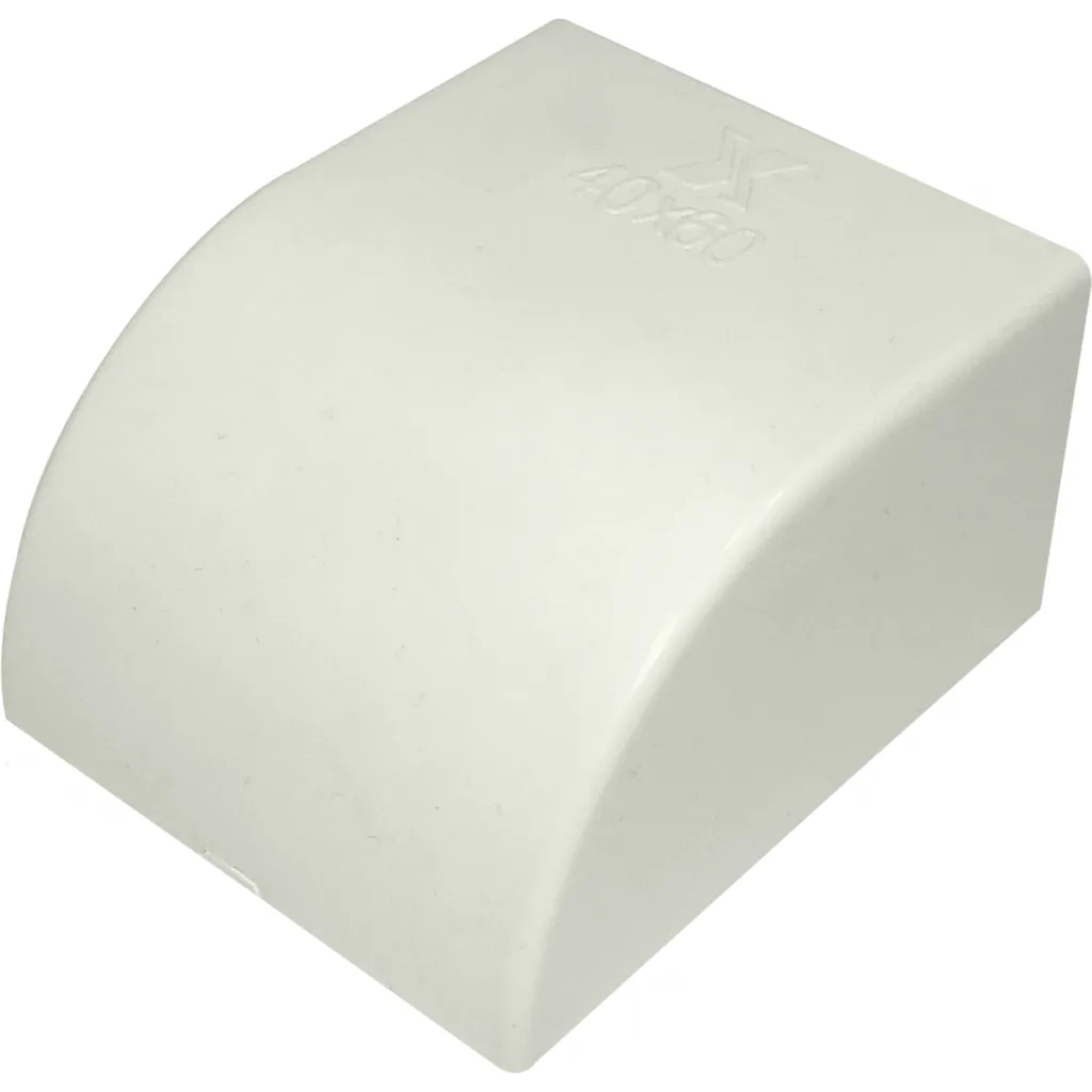 Imagen 2 de LINKCHIP 60x40mm Tapa Final Blanca CCA-6040-TF. para Canaleta QN6W.