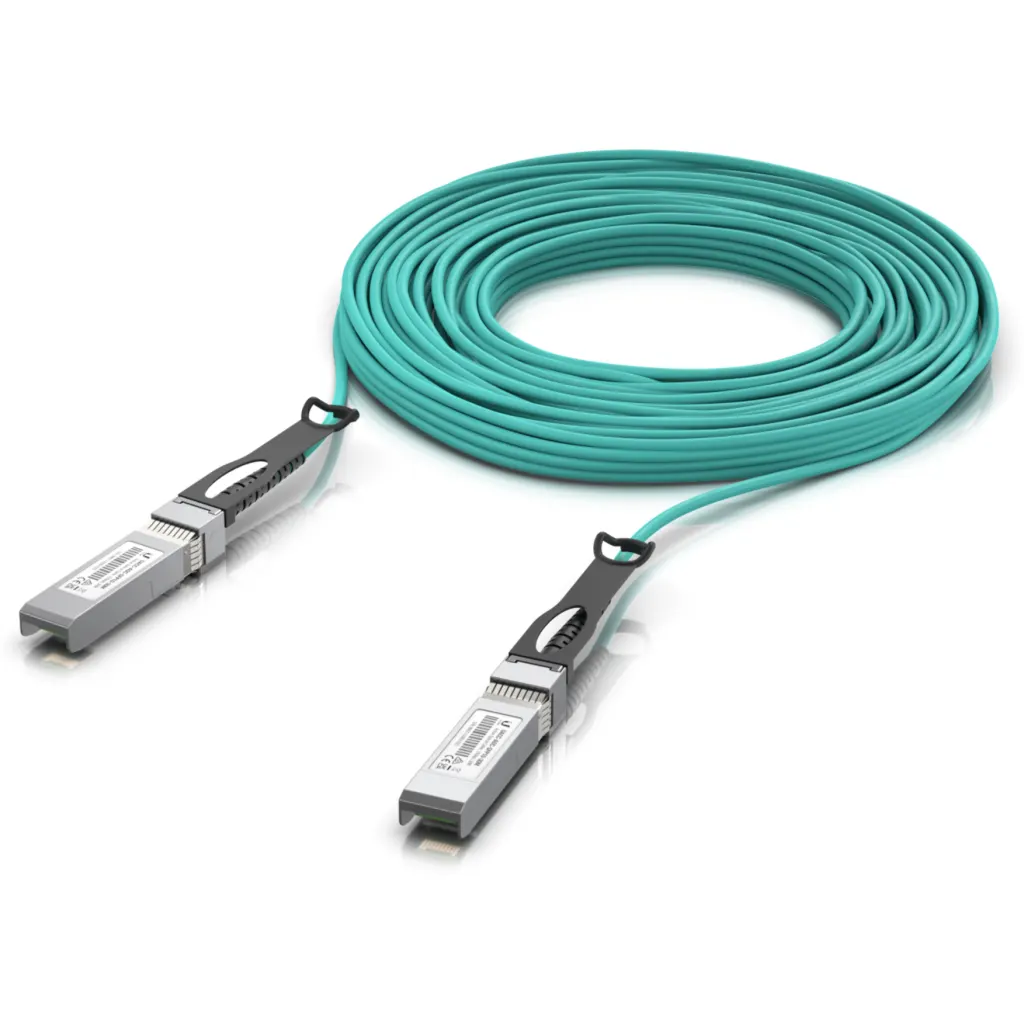 Imagen 0 de UniFi SFP+10Gbps Cable 3mm Fibra-MM Directa UACC-AOC-SFP10-CABLE 30M