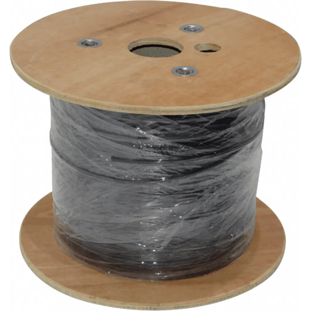 Imagen 2 de Negra 1-Fibra-SM-G652D 500mt Drop Interior 2-Portantes-FRP LSZH 3x2mm
