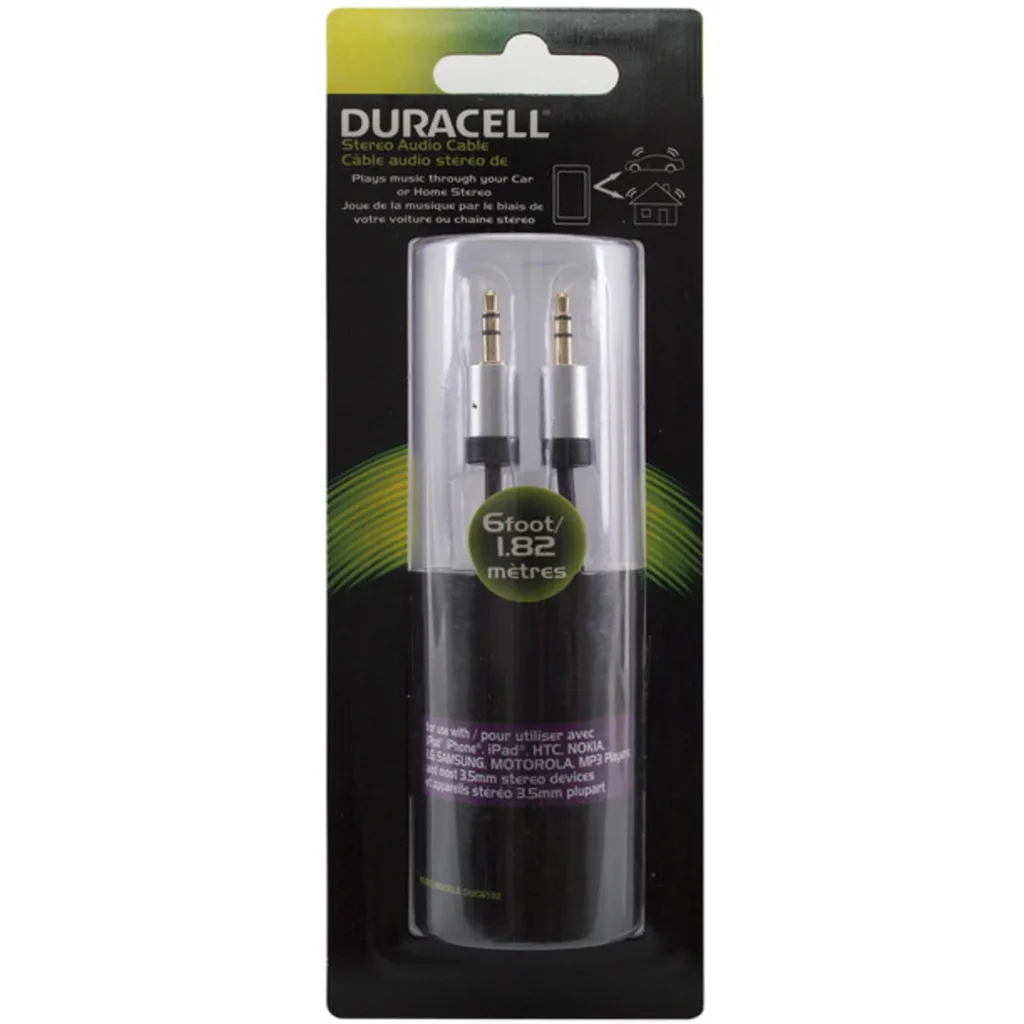 CABLE AUXILIAR 1.8 MTS DURACELL