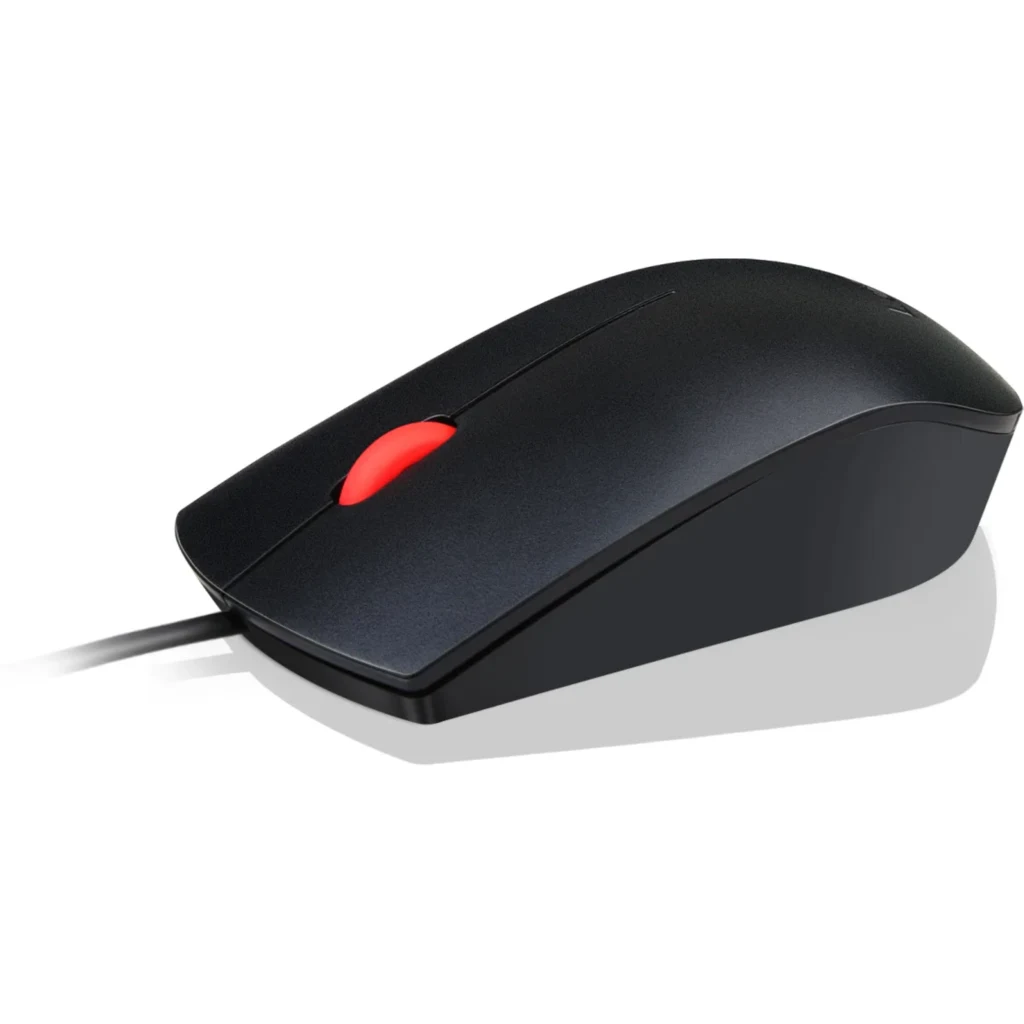 Mouse Alámbrico Lenovo Essential, Optico 1600DPI 3 Botones USB / SIN CAJA