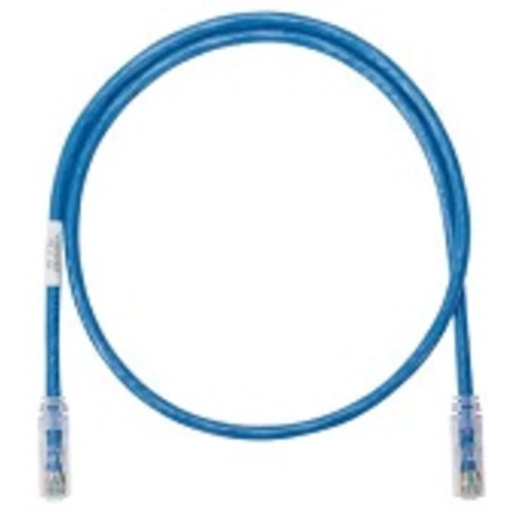 Patch cord, category 6,7 ft.,blue UTP cable.