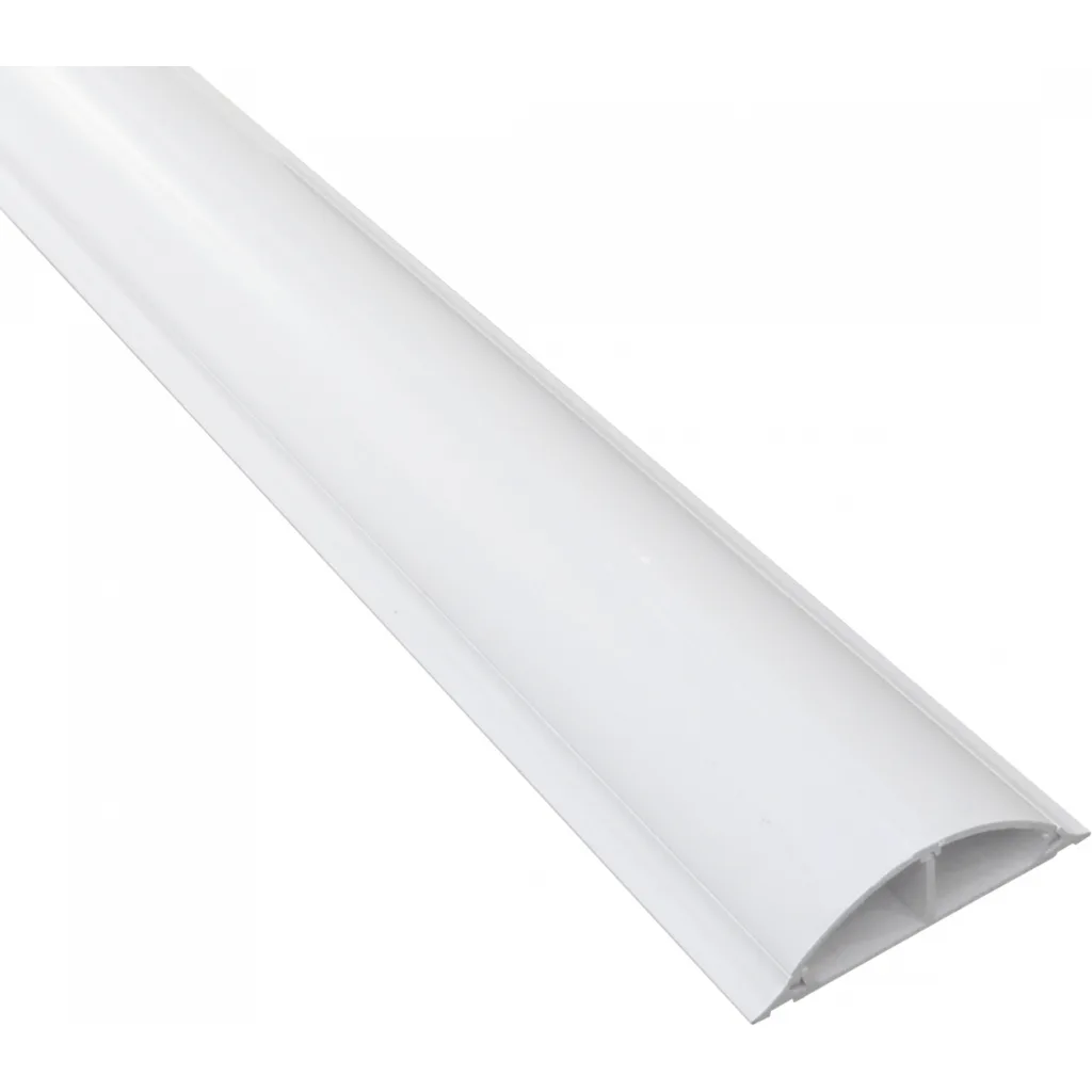 Imagen 2 de LINKCHIP 100x25mm 2mt 2,15mmx1,90mm  PVC Canaleta de Piso Blanca
