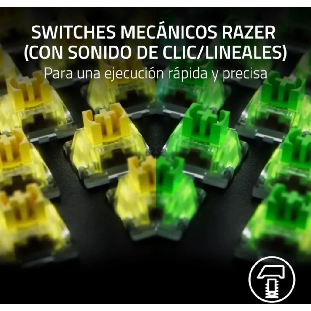 Imagen 1 de Teclado Gamer Alámbrico Razer BlackWidow V4 X, Chroma RGB Mecánico Español