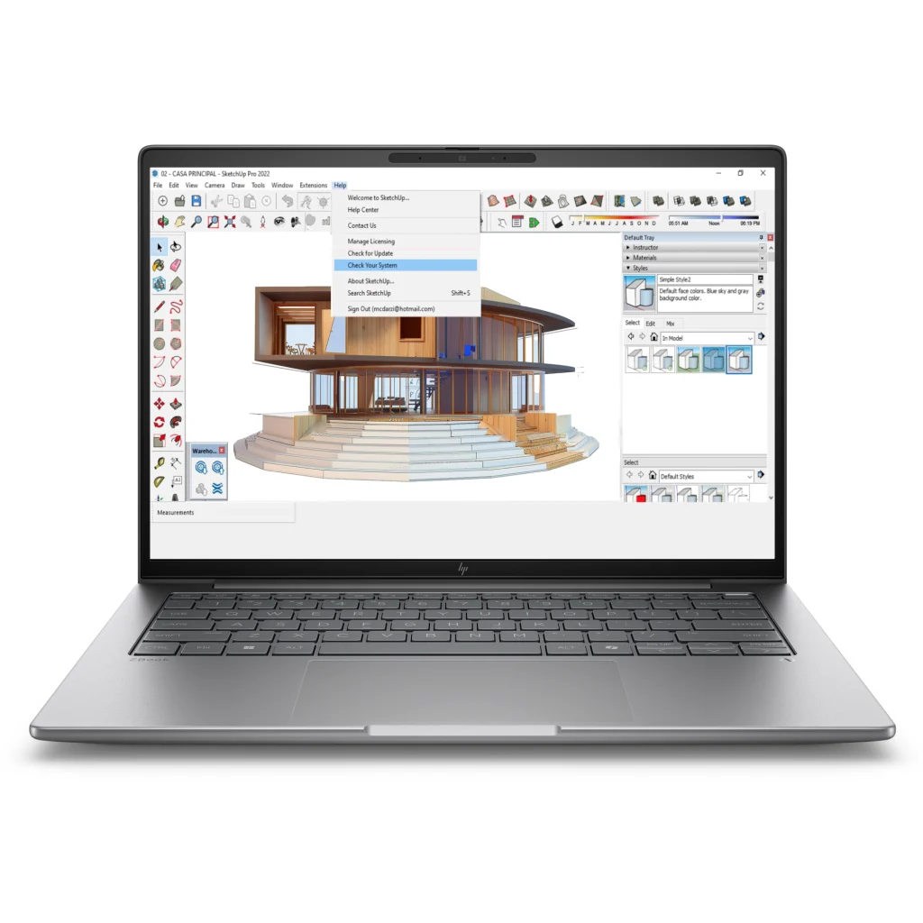 HP ZBook G1i - Mobile workstation - 14"" - Intel Core Ultra 7 255H / 2.0 GHz - DD