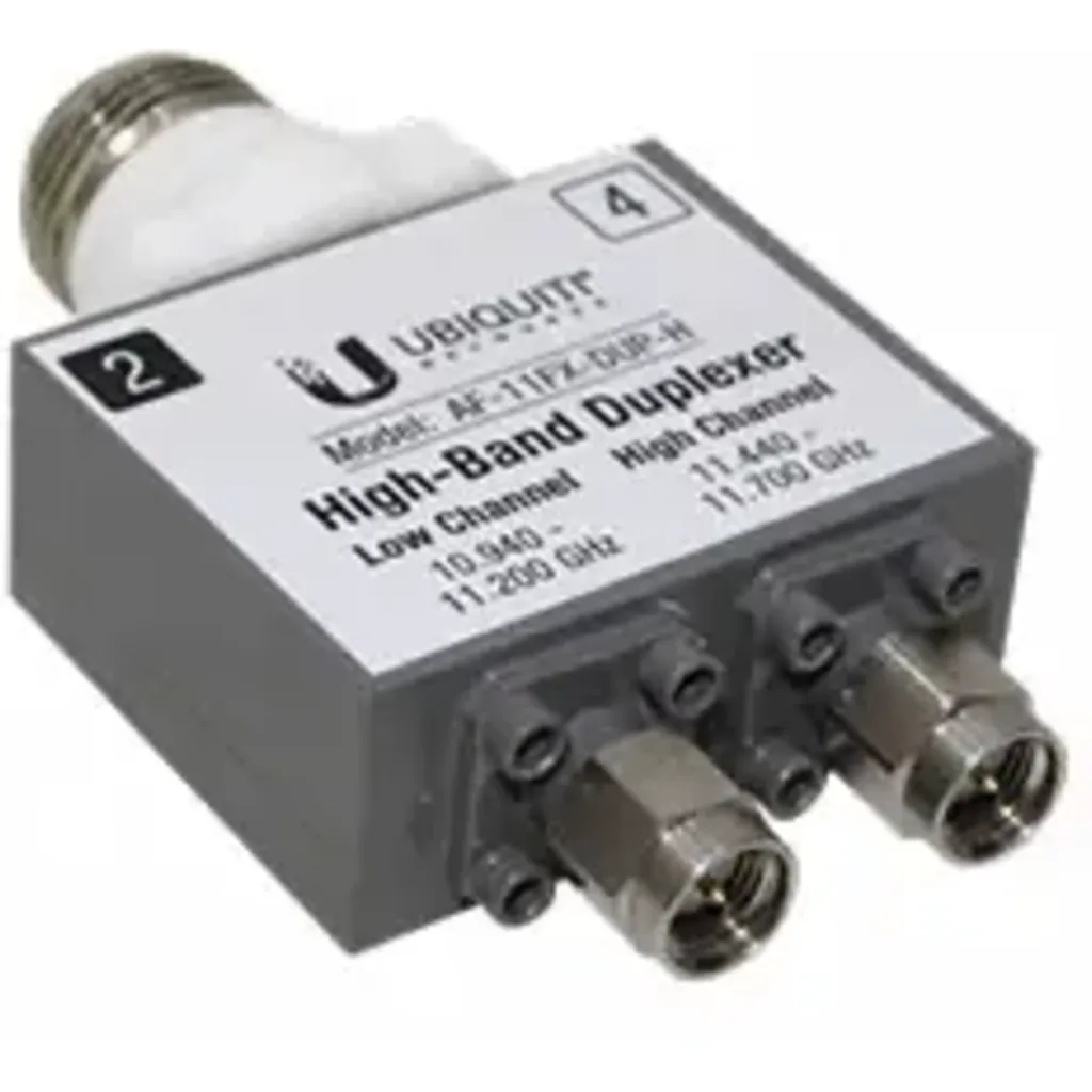 UBIQUITI 10,9-11,2/11,4-11,7GHz 2-SMA-M 1-N-H Multiplexor para AF-11