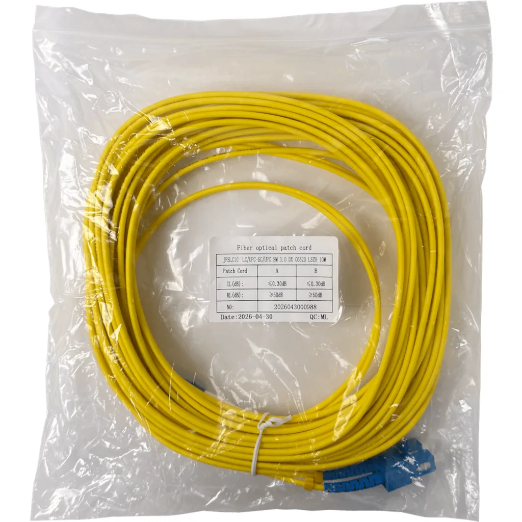 Cable Fibra 3.0mm 9/125um 10mt LC-SC MonoModo SM