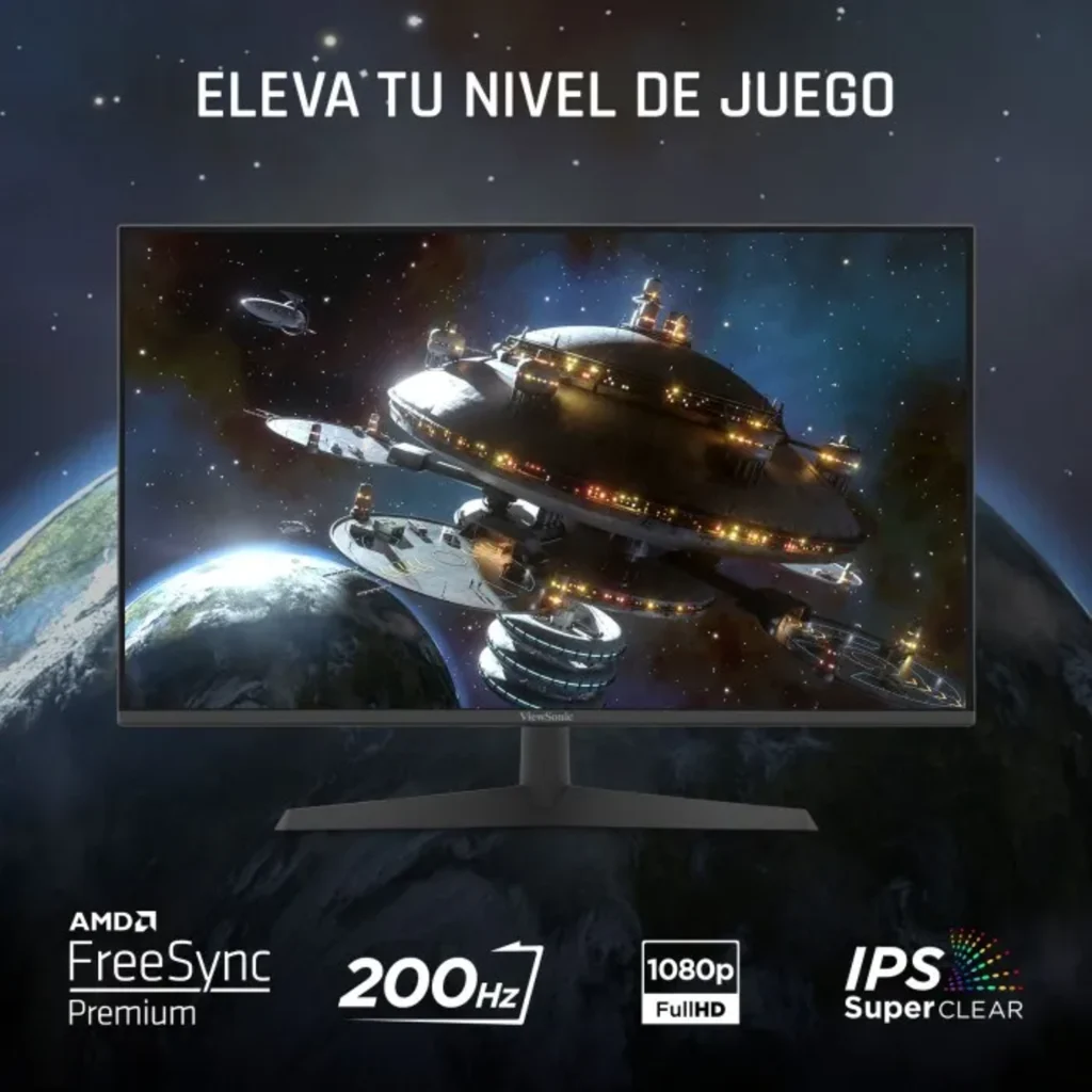 Imagen 10 de Monitor Gamer Viewsonic VX2729 27" FHD 1920*1080 IPS HDMI DP 200Hz 1ms FreeSync