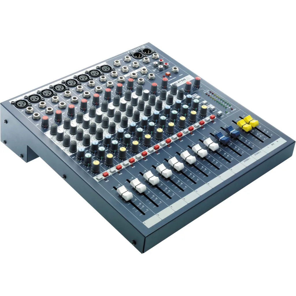 Soundcraft EPM8 - Mezclador Analógico de Alto Rendimiento y Bajo Costo