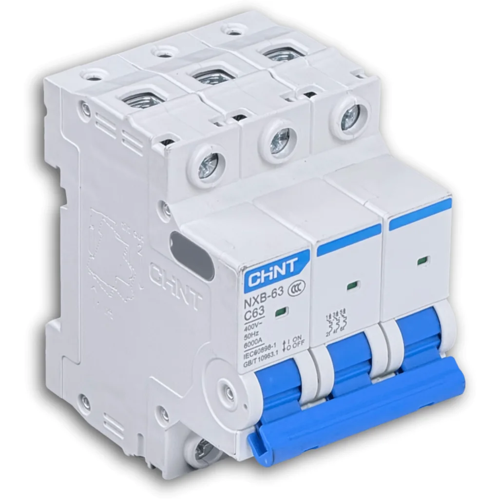 Imagen 3 de Trifasico 3x63A 15kA 230/400V Interruptor Termomagnetico C63 BKN-b