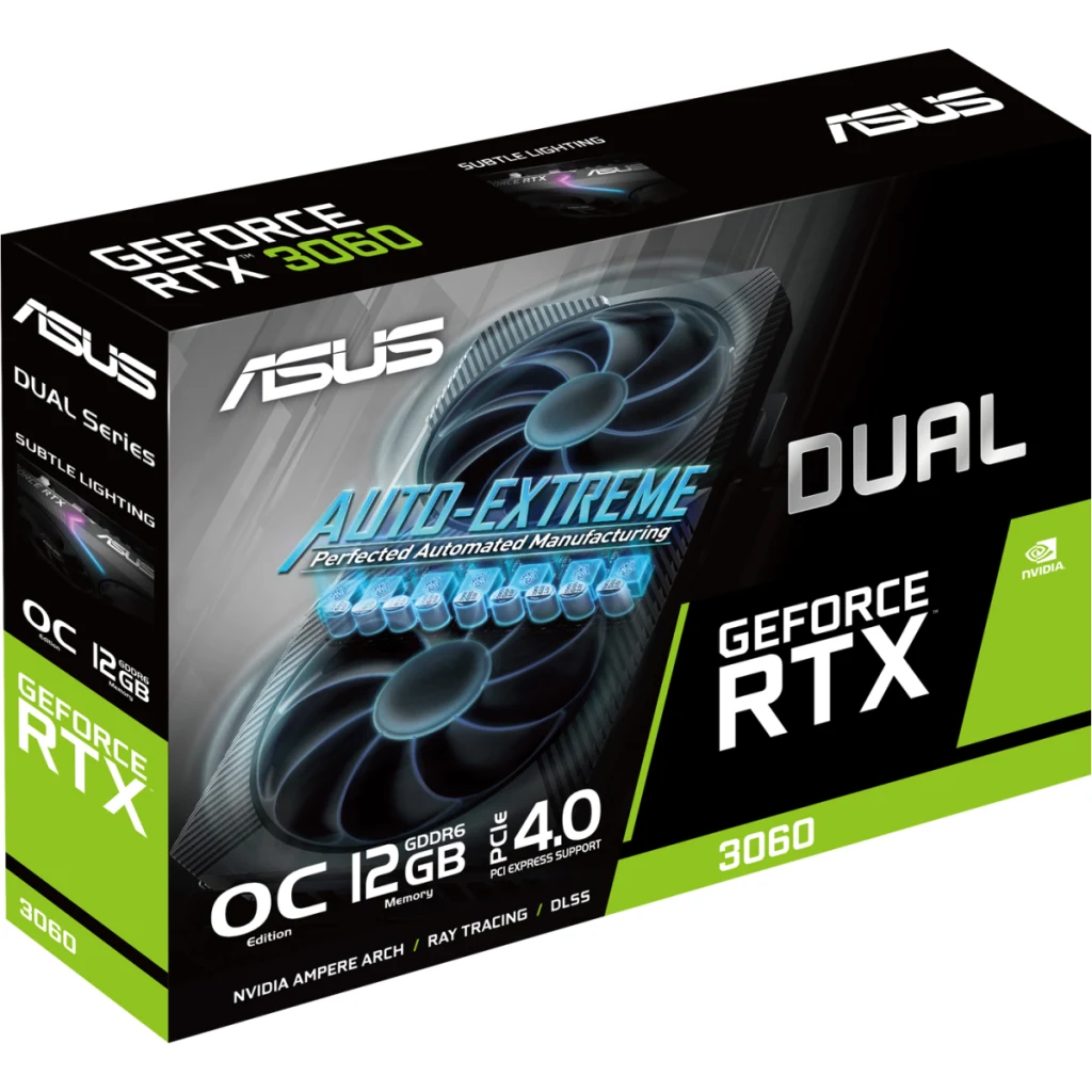 Imagen 14 de Tarjeta de Video Asus Dual GF-RTX3060-O12G-V2 12GB GDDR6 PCIe4.0 3*DP HDMI ATX