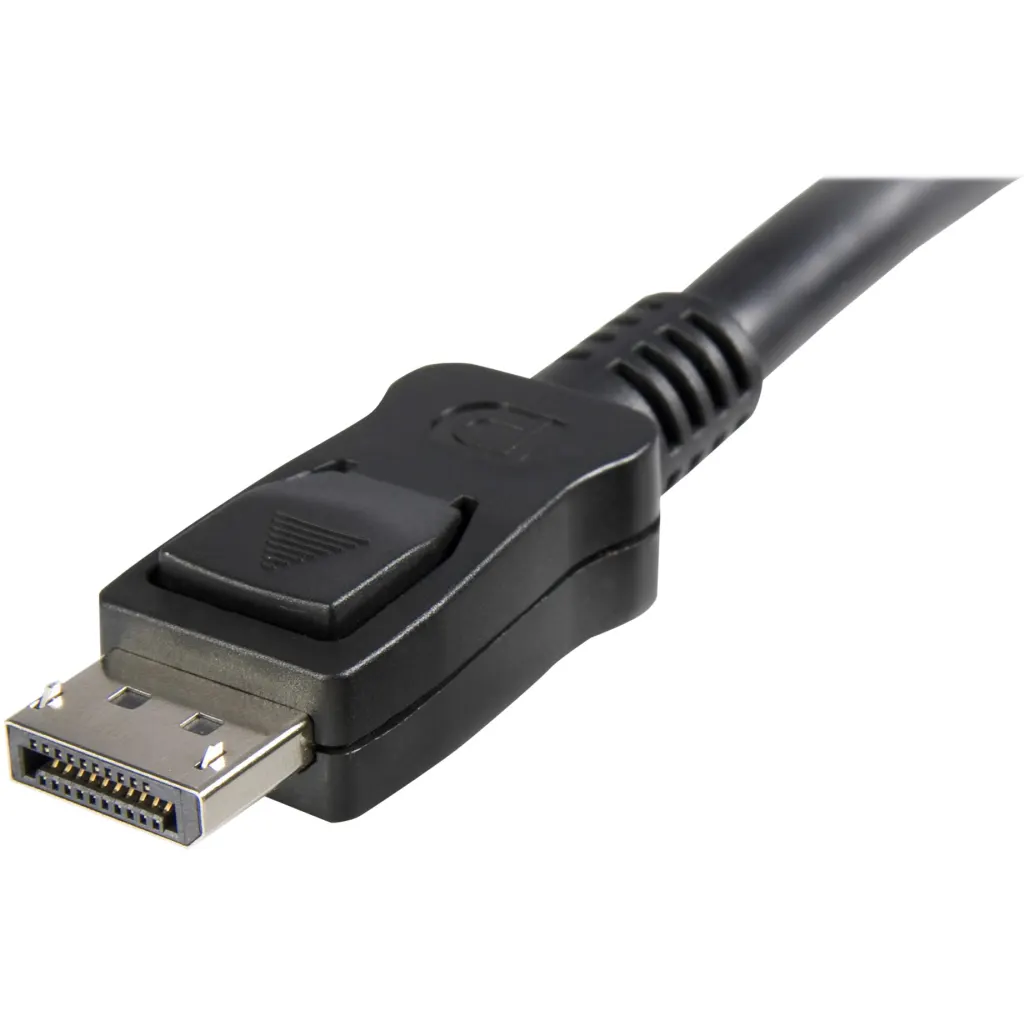 Imagen 3 de Cable DisplayPort Macho a Macho con Pestillo de 1.8 Metros 28AWG color Negro