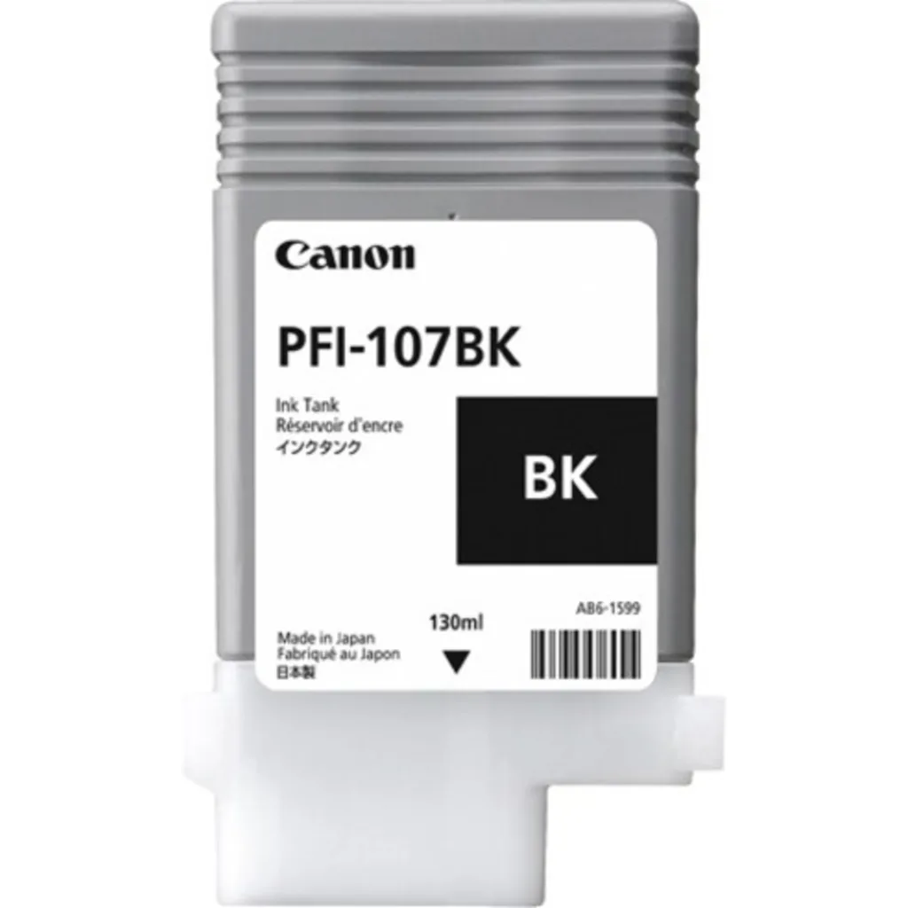 Cartridge Canon PFI-107BK Nego Tinta Imp imagePROGRAF 680/685/780/785, 130ml