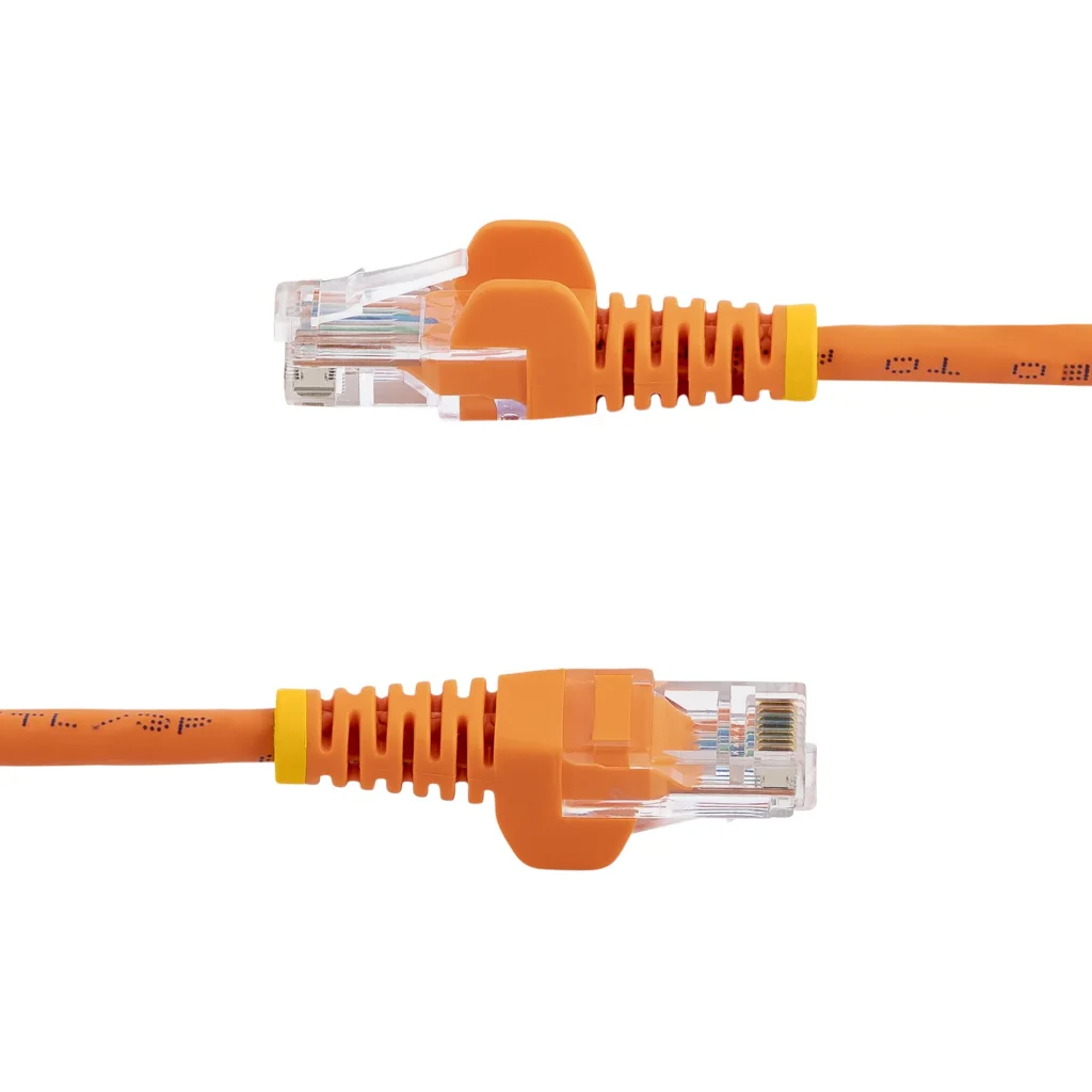 Imagen 2 de 5m Orange Snagless Cat5e Patch Cable