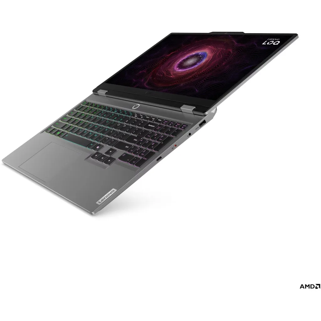 Imagen 4 de Notebook Lenovo LOQ 15ARP9 AMD R5 7235HS 8GB SSD 512GB 15.6" RTX 3050 6GB W11H (Nuevo, Caja Abierta)
