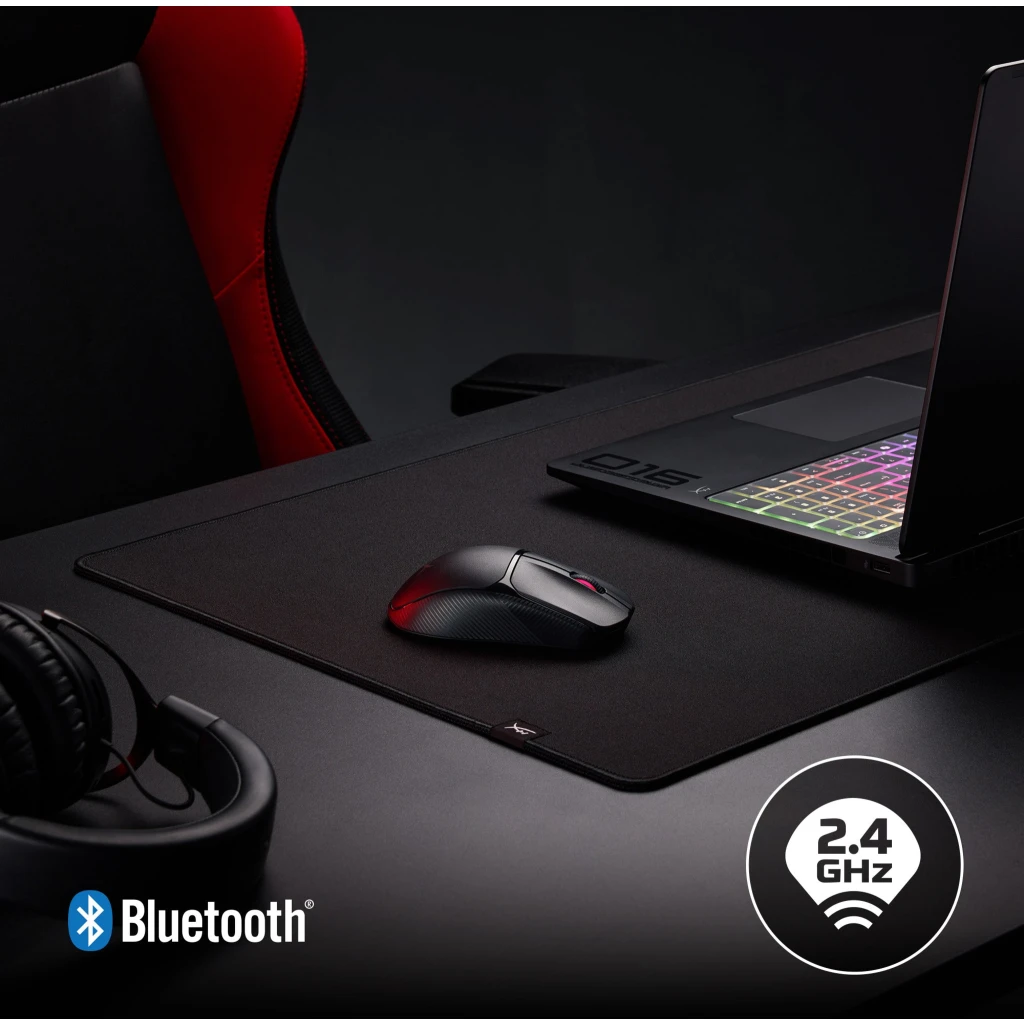 Imagen 10 de Mouse Gamer Inalambrico HyperX Pulsefire Fuse, 12000 DPI, BT, 2.4GHz, 75G.