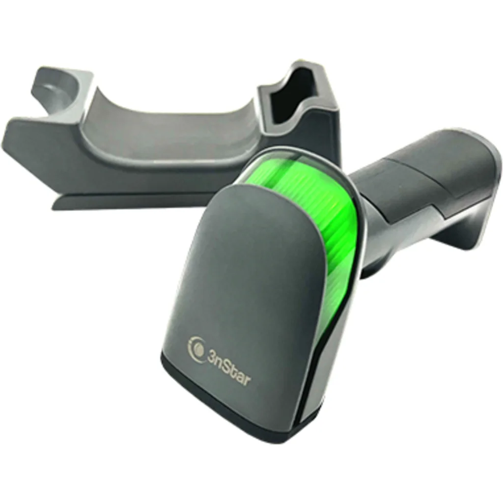 Imagen 1 de Wireless 24Ghz BTRadio Handheld Barcode Scanner 2D with USB Base
