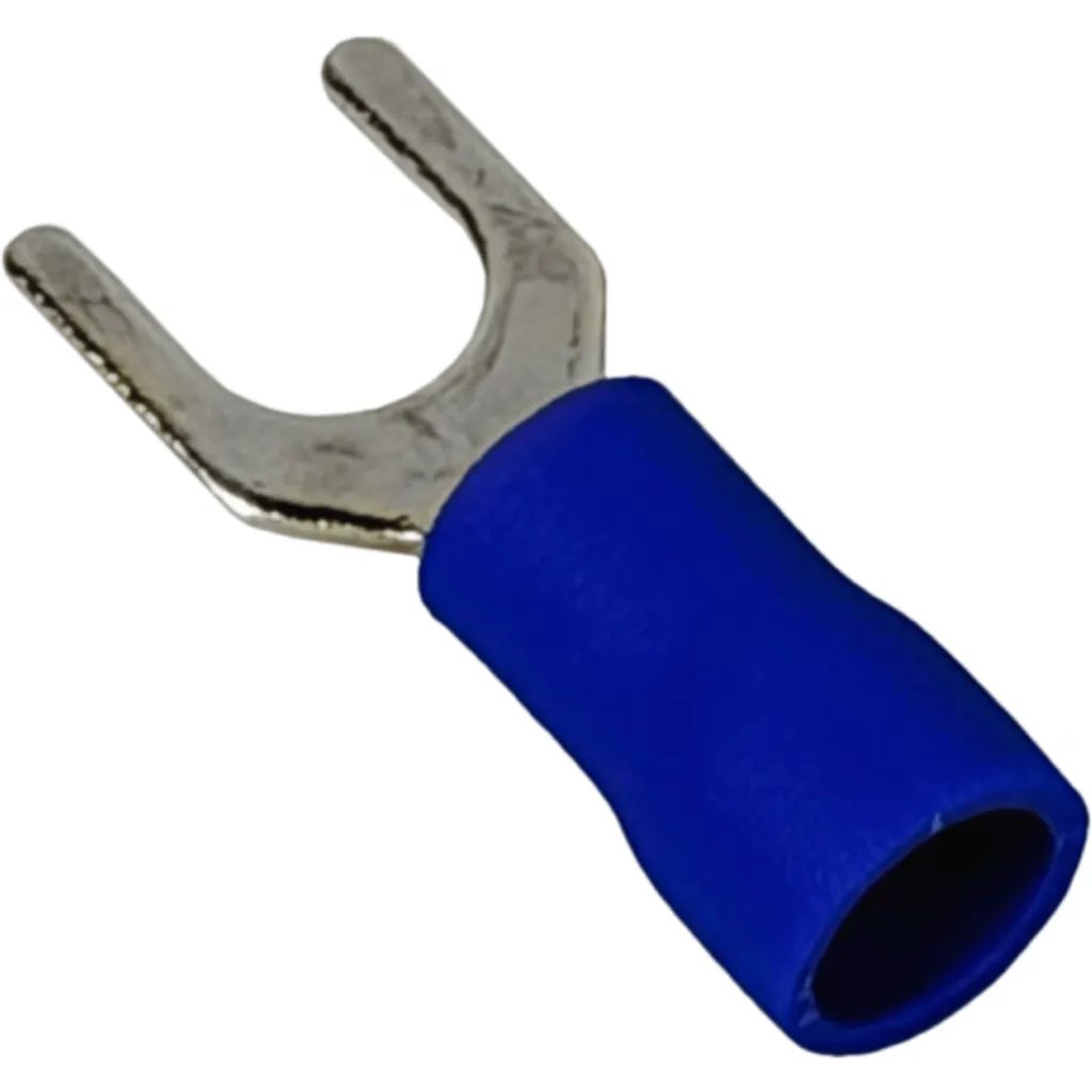 Horquilla-5,3mm 1,5-2,5mm2 100-un Conector Azul Aislado PVC