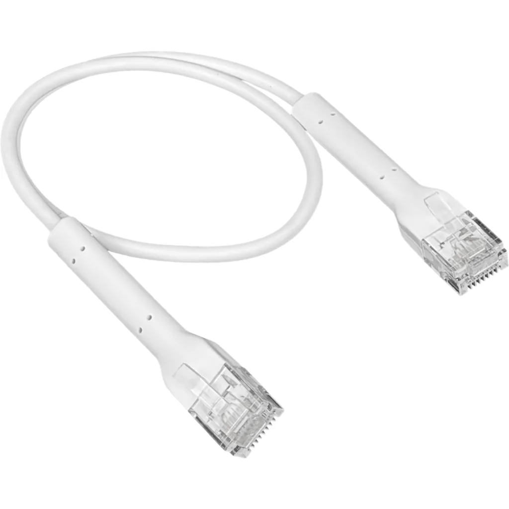 Imagen 4 de Cable de Red Ubiquiti Cat6 RJ-45 30cm Color BLANCO