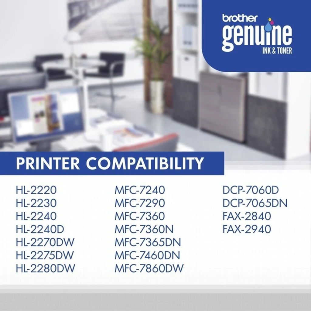 Imagen 7 de Toner Brother TN-420 Negro para Impr Láser HL-2270DW-HL2240, 1200 Pag. 