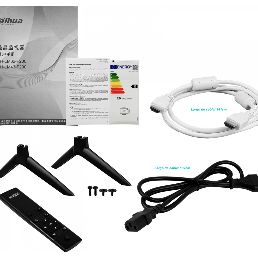 Imagen 3 de DAHUA Monitor 32-Pulgadas Full HD HDMI VGA USB 1920x1080 100-240Vac