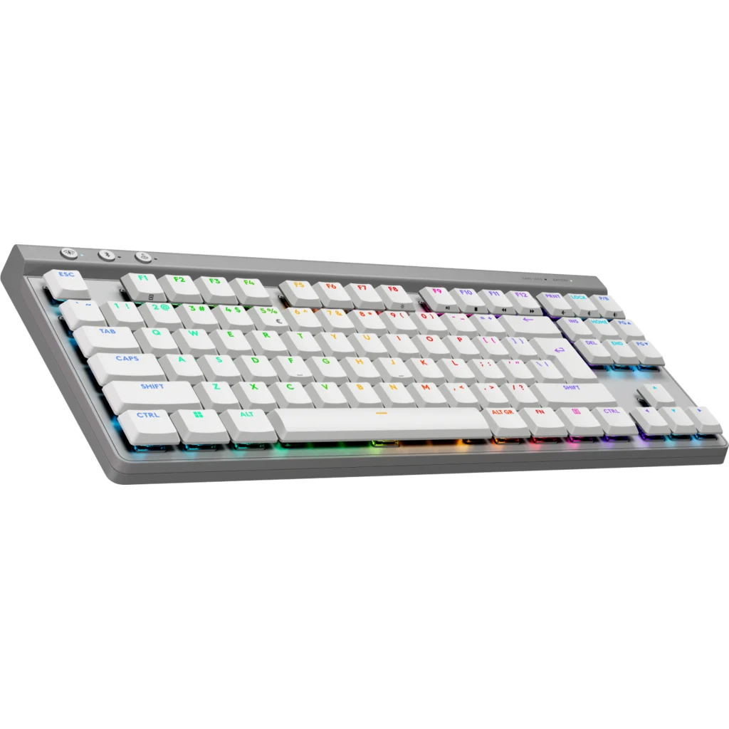 Imagen 1 de Teclado Gamer Inalámbrico Logitech G515 LightSpeed TKL, Bluetooth Inglés Blanco