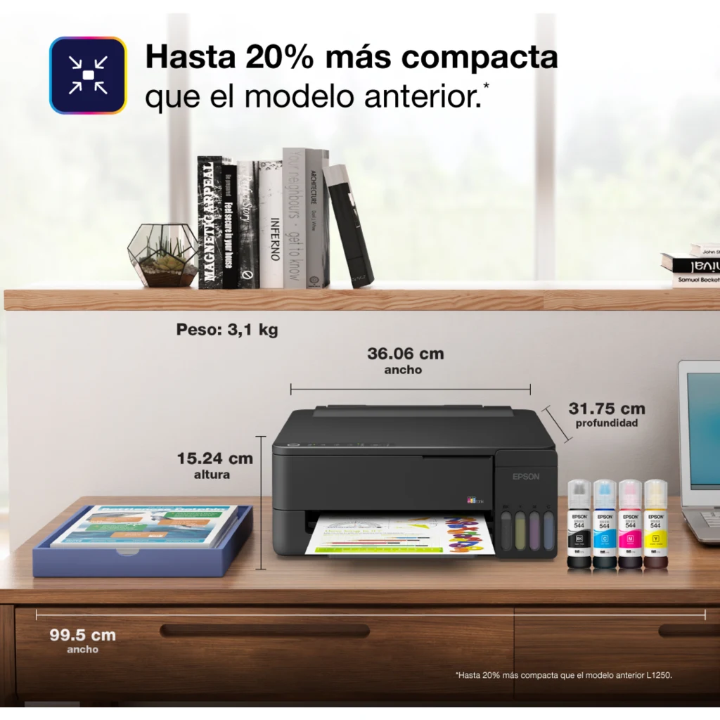 Imagen 7 de Multifunción Epson EcoTank L1350, WiFi USB 2.0