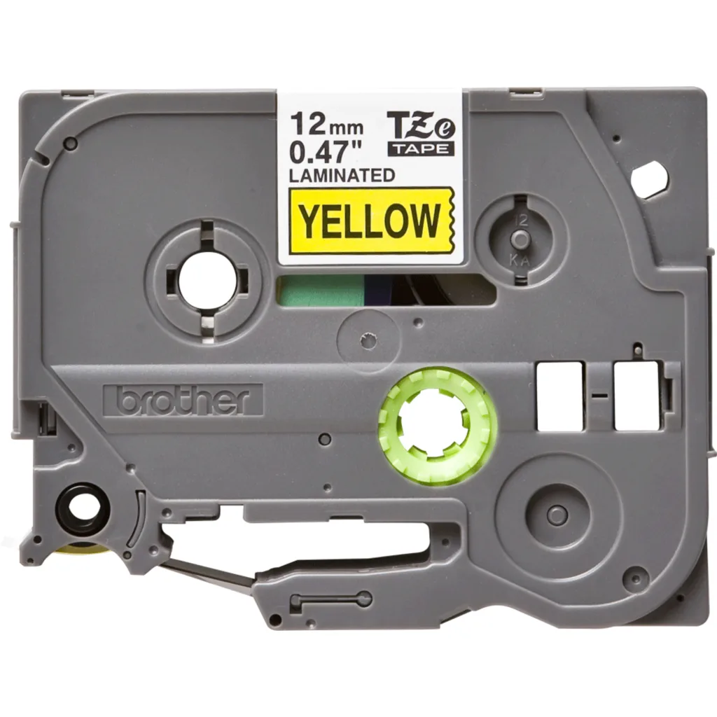 Imagen 2 de BROTHER CiNTA ROTULADORA TZE-631(12MMx8.01 METROS)
